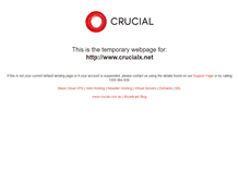 Tablet Screenshot of crucialx.net